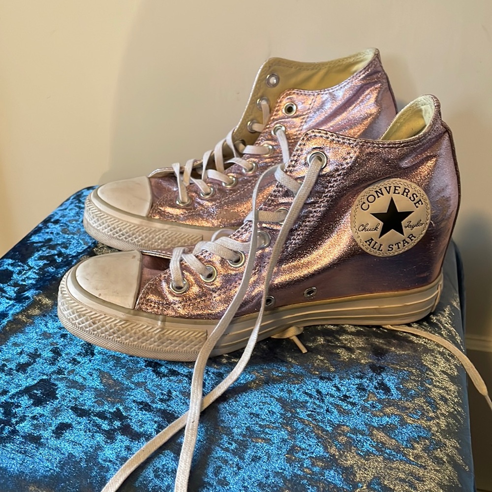 Metallic Pink Converse